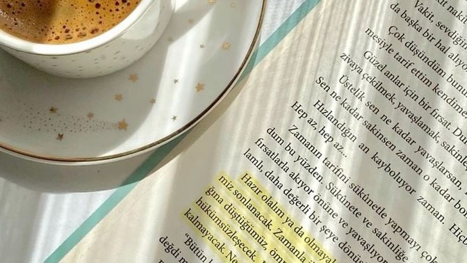 Okuduğunuz kitaptan bir alıntı paylaşır mısınız?