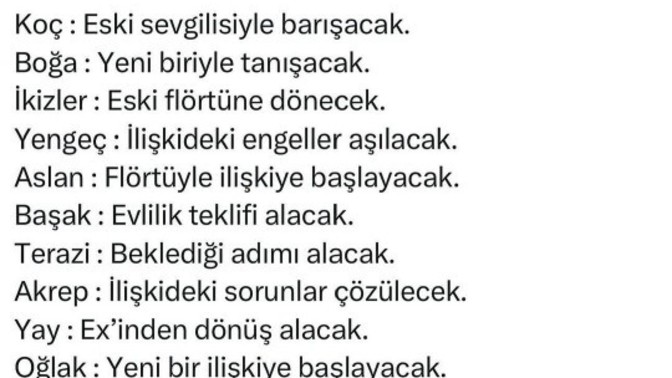 Bu ay bitmeden burçlar?