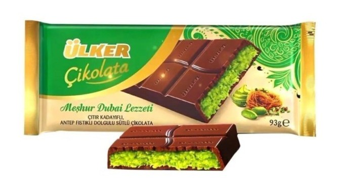Ülkerin dubai çikolatasını yediniz mi?