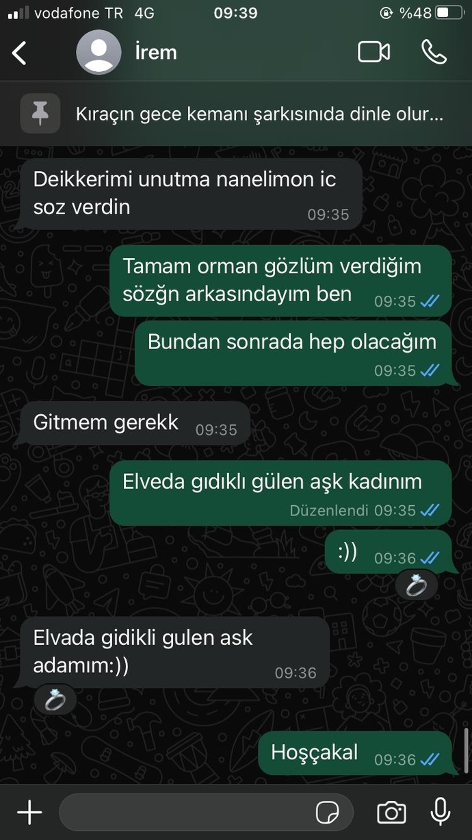 İnancını kaybettiği için sevdiği halde ayrıldı benden?
