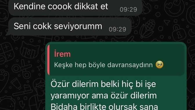 İnancını kaybettiği için sevdiği halde ayrıldı benden?