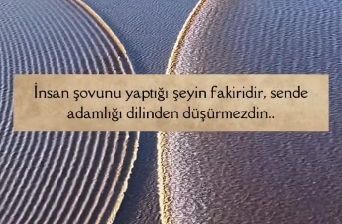 “insan şovunun yaptığı şeyin fakiridir” sözüne katılıyor musun?