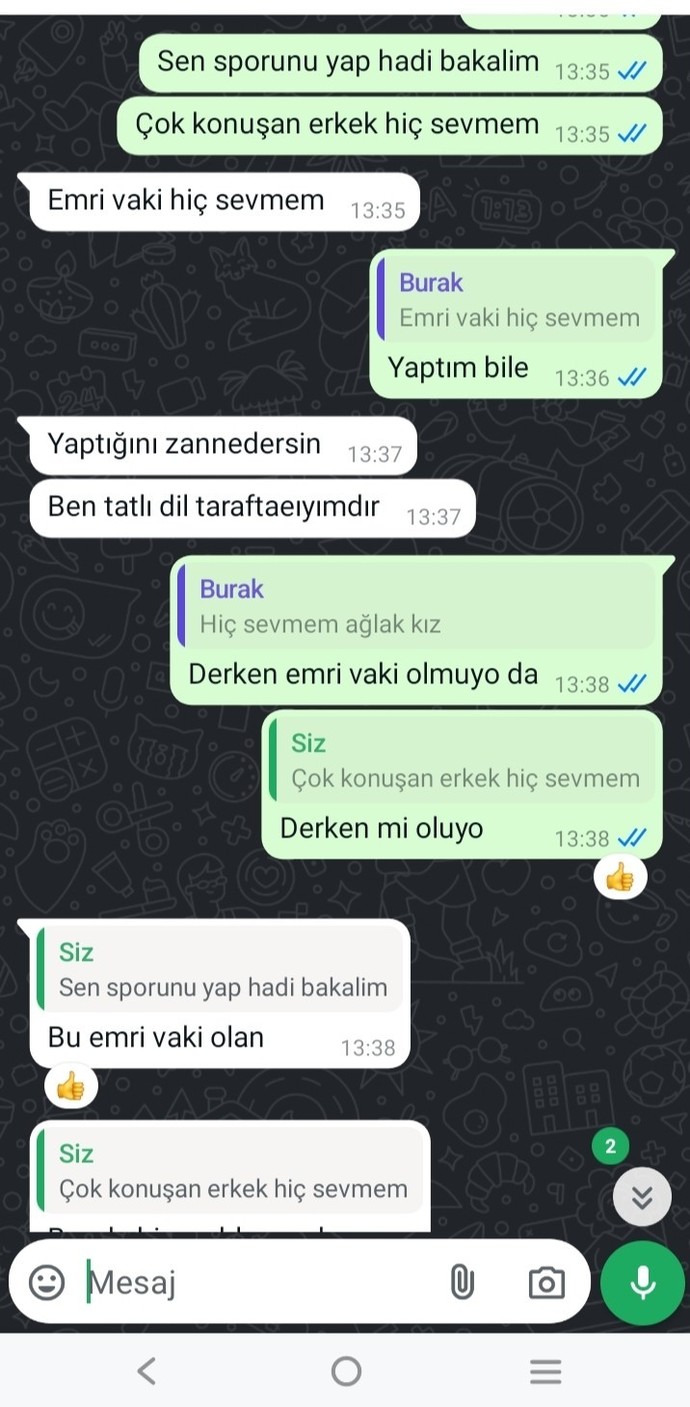 Kızlar böyle bir iliskiniz olsa ne yapardınız?