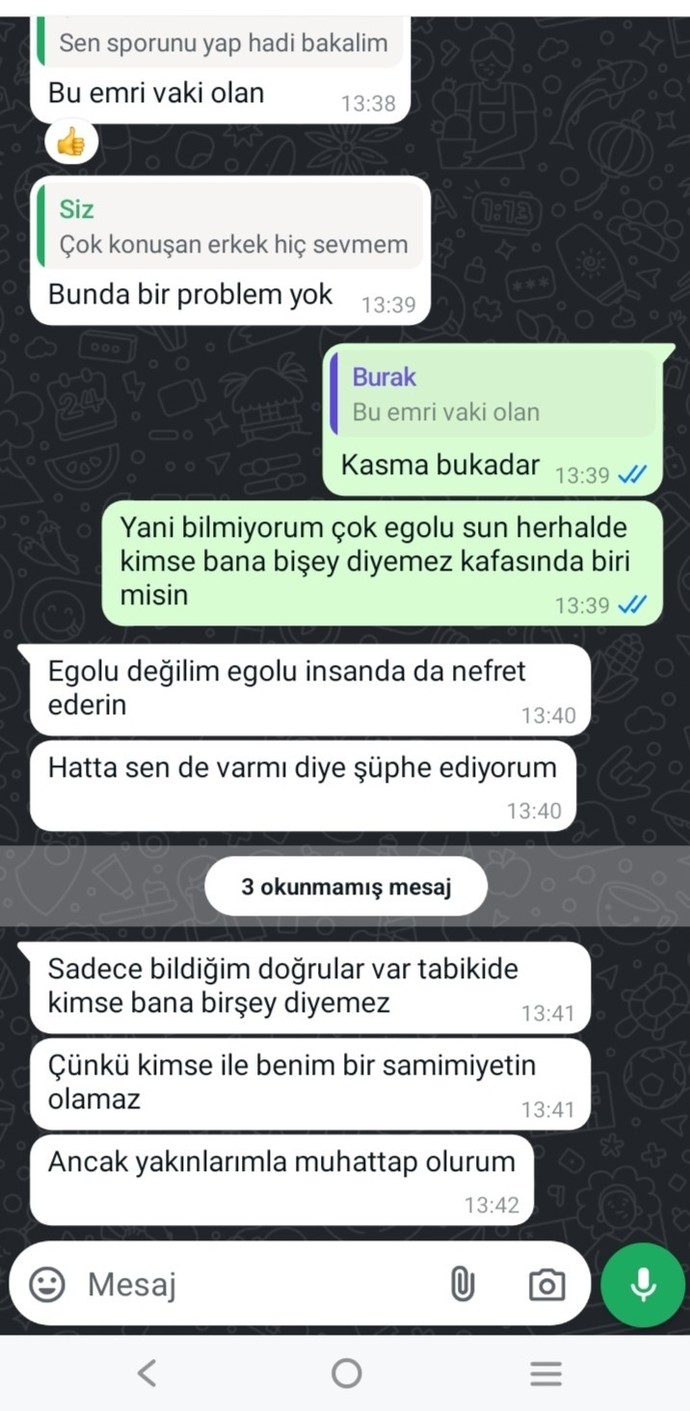 Kızlar böyle bir iliskiniz olsa ne yapardınız?