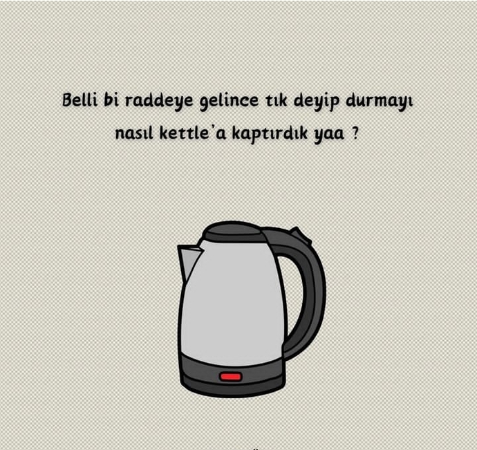 Belli bir raddeye gelince tık deyip durmayı nasıl kettlea kaptırdık?