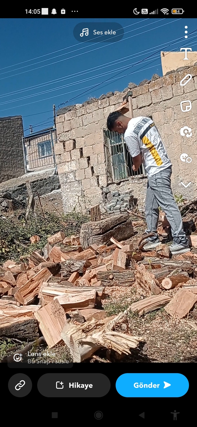 Odun kıran erkekten olur mu?
