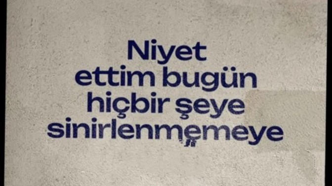 Bugün değişiklik olsun diye neyi denediniz?