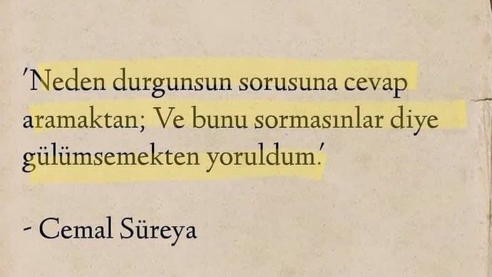 Acınızı saklarmısınız?