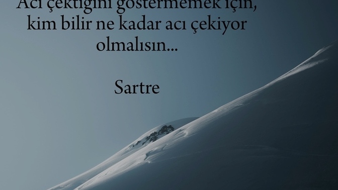 Acınızı saklarmısınız?
