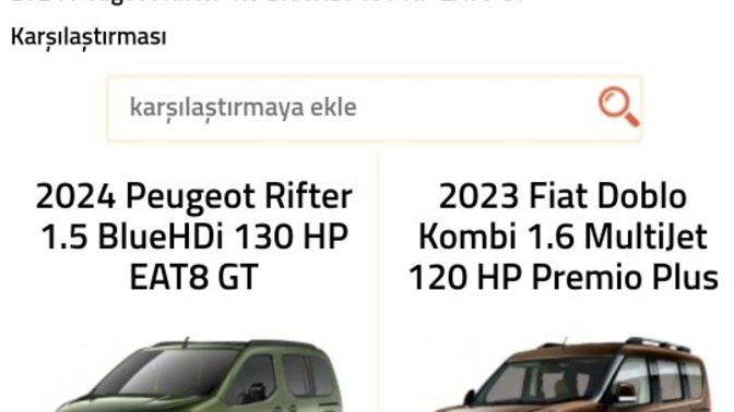 Pejo eat8 2023 rifter mi doblo 2023 premio plus mı?