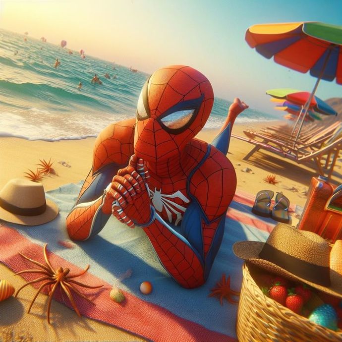 spiderman yıllık izinde o yok ajjaja