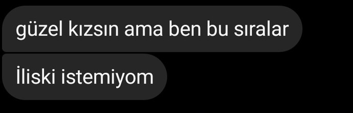 Güzel kızsın ama?