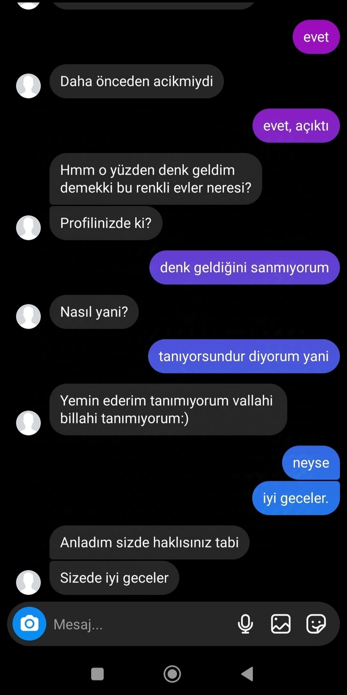 Sizce bu fake hesap beni tanıyor mudur?