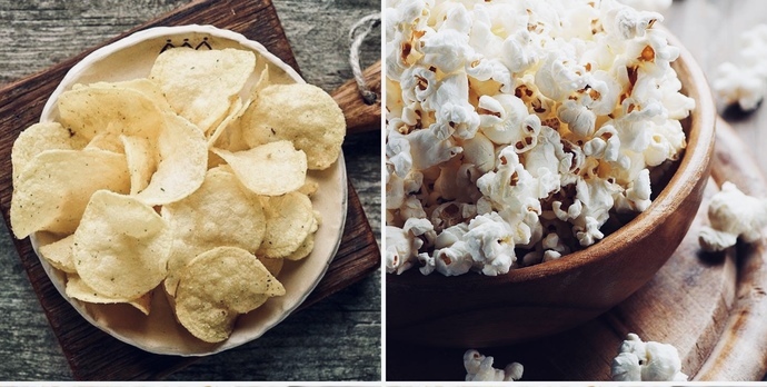 Film izlerken patlamış mısır mı yoksa cips mi?