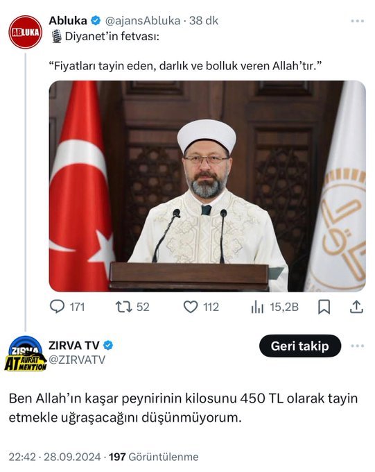Siz de fiyatları Allahın belirlediğini düşünüyor musunuz?