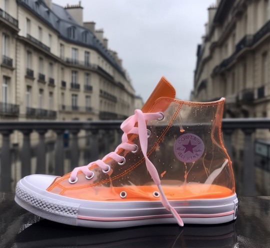 Şeffaf Converse giyilir mi?