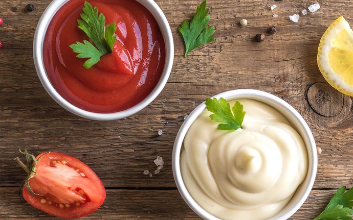 Hiç ekmek arası ketçap mayonez yediniz mi?
