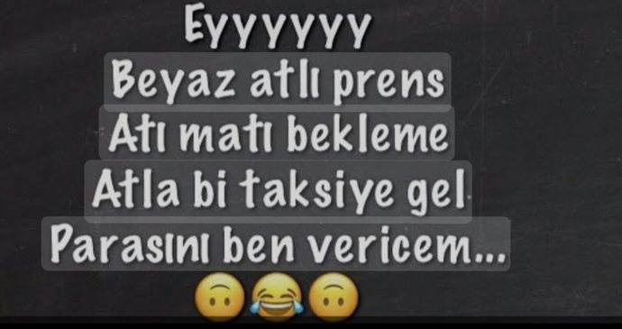 Ah ah nerde kaldı bizim bu prensler kızlar😂😂😂?