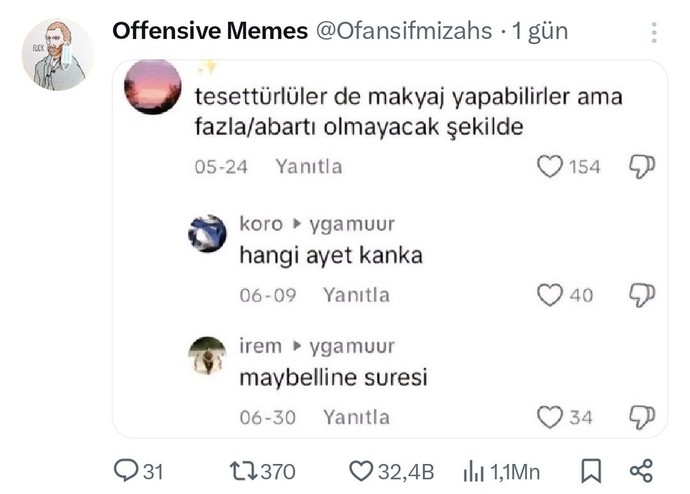 Tesettürlü kadınların makyaj yapması yanlış mı?