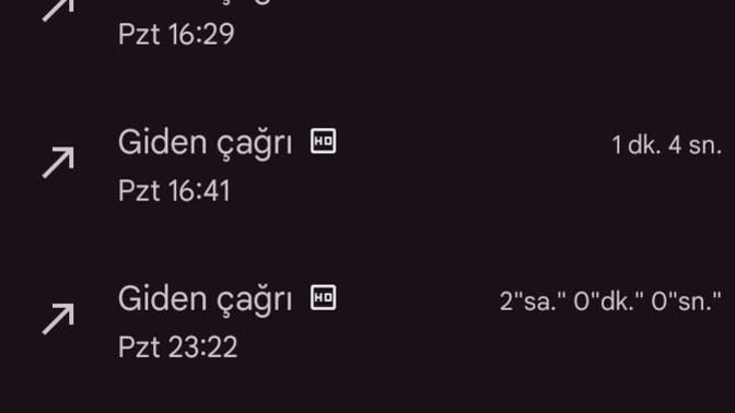 En uzun telefonla konuşma süreniz ne kadardı?