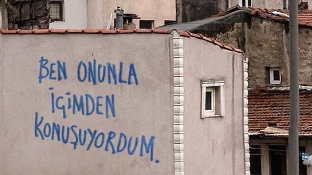 Kiminle içinizden konuşuyorsunuz?