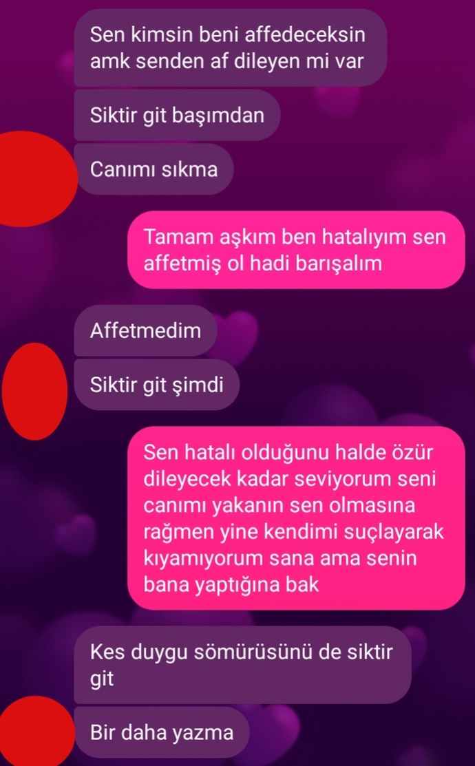 Sevgilim benimle barışmıyor. Tavsiye verir misiniz?
