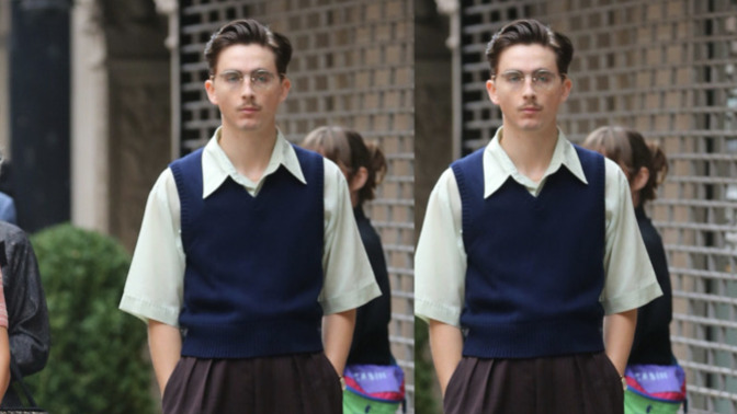 Dune Yıldızı Timothée Chalamet'in 1950'li yıllara ait imajını nasıl buldunuz?