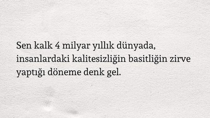 Hangi çağa aitsiniz?