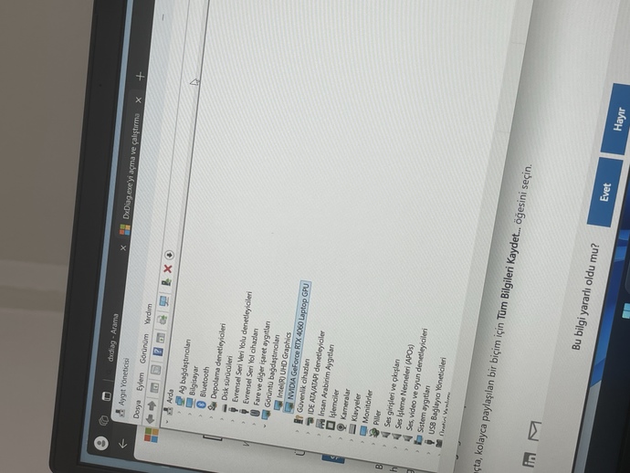 Laptop ekran kartımı nasıl kullanacağım?