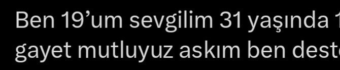 19 ve 31 yaş sevgililikte normal mi?