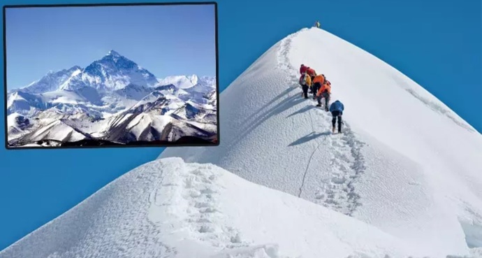 Everets her yıl 2ml uzuyor! Everest her yıl 2 milim uzuyorsa, biz neden yerimizde sayalım?