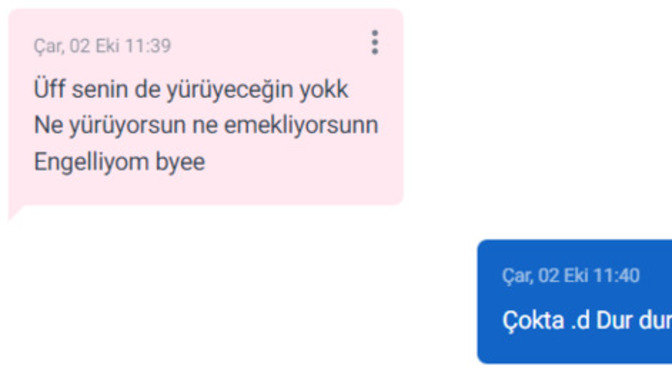 Birine yürümemek cesaretsizlik midir?