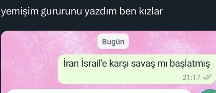 Savaş mı çıktı? diye mesaj atıp kalbini fethedenler! 💣❤️ Krizi fırsata çevirmek tam olarak böyle mi?