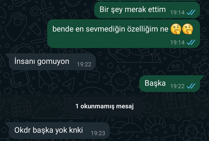 Lütfen dürüst olun ve itiraf edin?