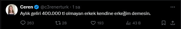 Aylık geliri 400 bin liranın altında olan erkekler ne yapsın?