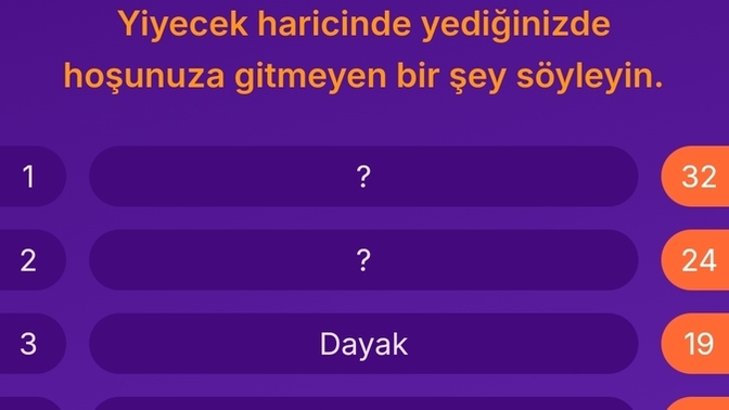 Yediğinizde hoşunuza gitmeyen yiyecek dışındaki şeyler nelerdir?