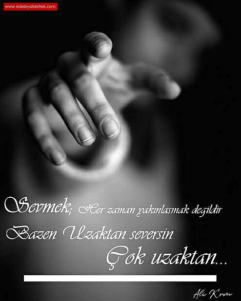Uzaktan sevmek ne anlama gelir?