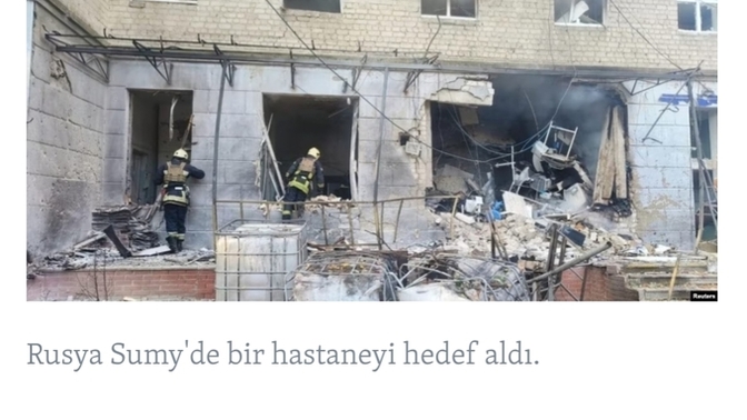 Rusya Ukrayna'da hastahane vurdu, neden kimse duyar kasmıyor?