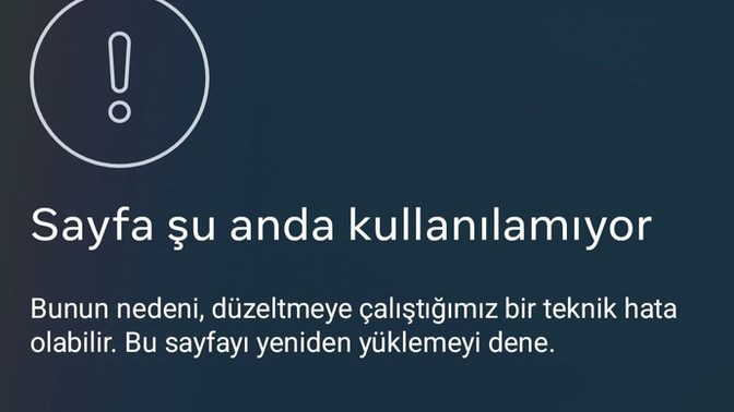 İnstagram şuanda kullanılmıyor hatası?