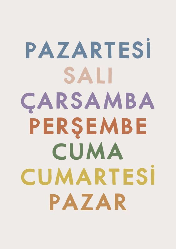Haftanın en çok hangi gününü seviyorsunuz?