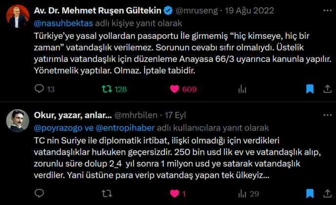 Suriyelilere verilen vatandaşlıkların geçersiz olduğunu biliyor muydunuz?