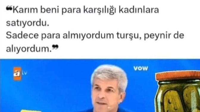 Peynir ya da  turşu karşılığında kendinizden vazgeçermisiniz? ?
