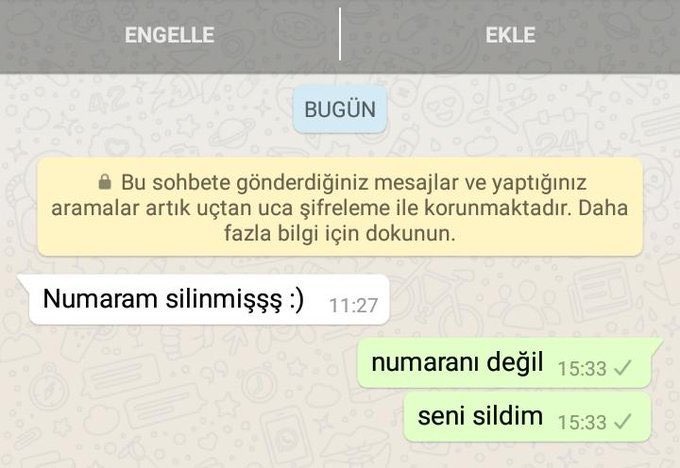 Eski sevgilinizin numarasını ayrılınca hemen siler misiniz?
