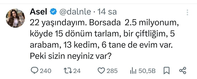 Sizin neyiniz var?