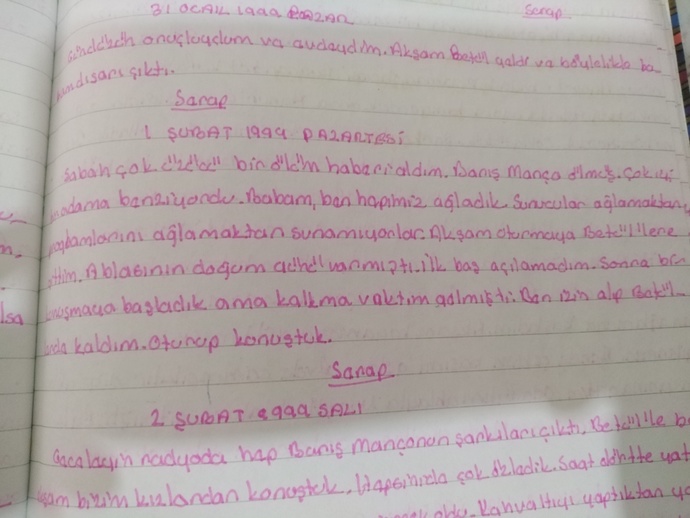Hiç günlük tuttunuz mu?