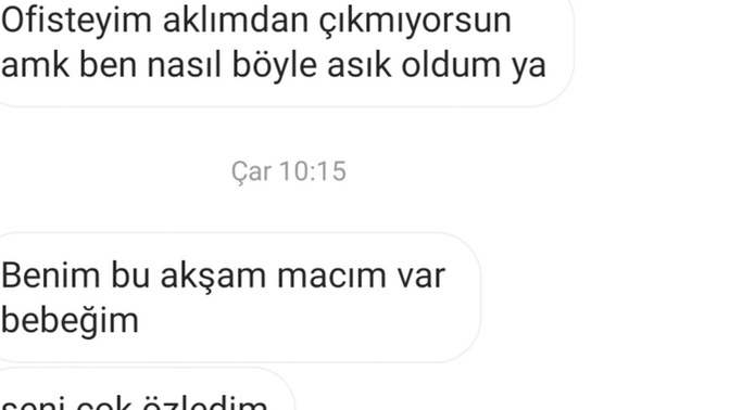 Bişey söylemeli miyim?