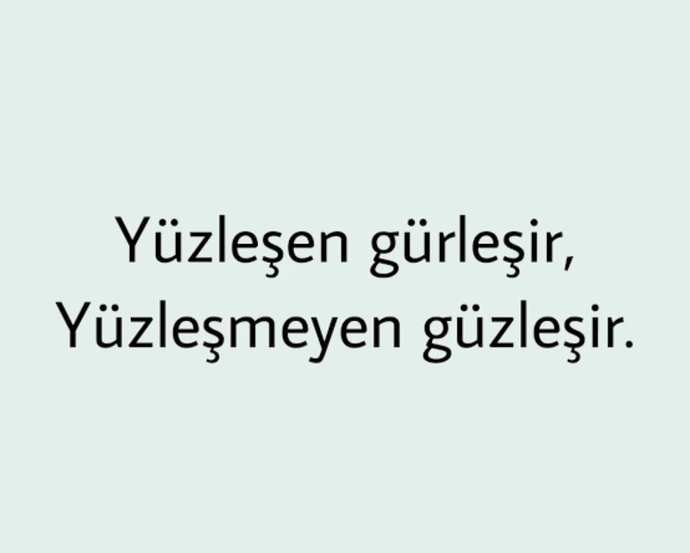 Kendinle Yüzleştin mı hiç?