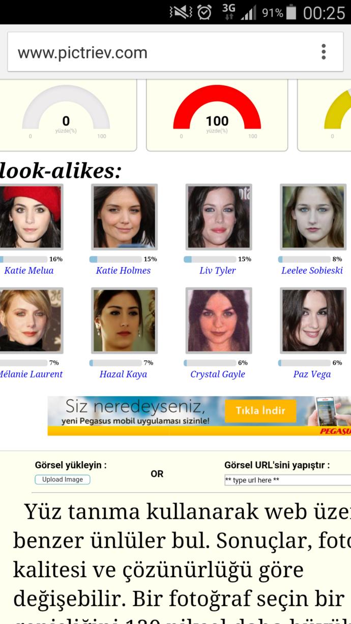Yüz tarama testi, karakter değil. Hangi ünlüye benziyorsunuz?