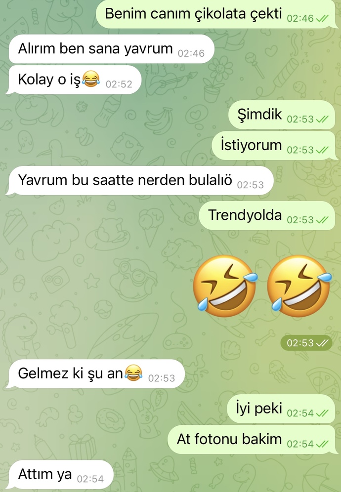 Denemek için sormuştum sadece ne yapayım sizce?