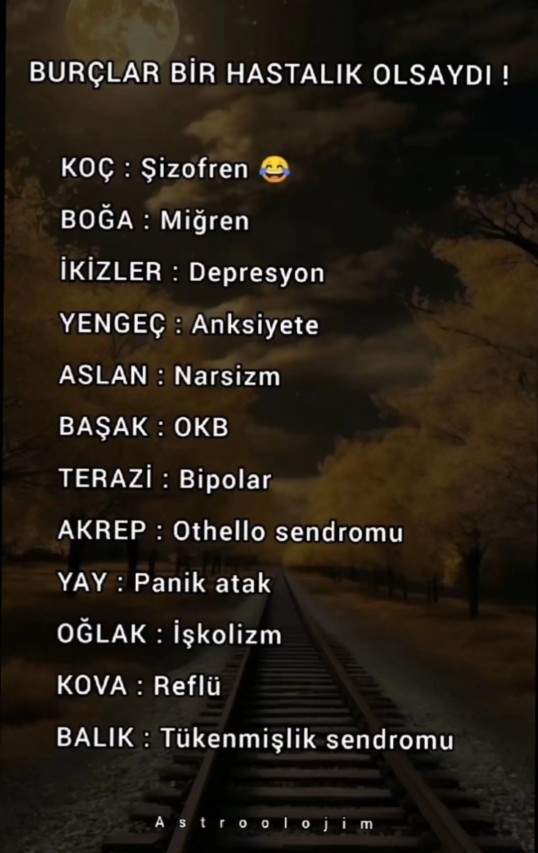Sen ne tür bi hastalıksın?